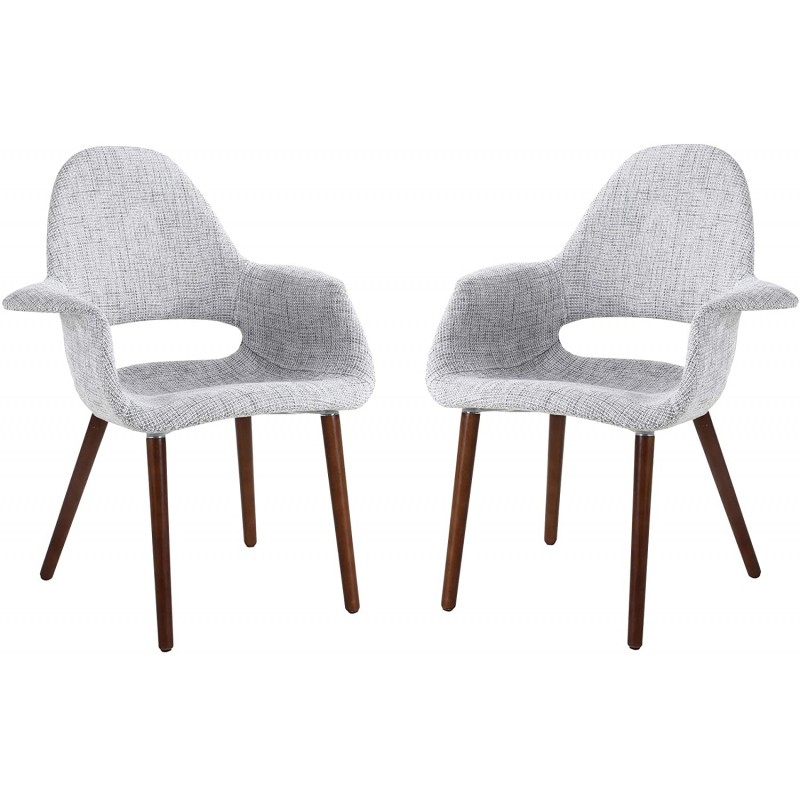 Phoenix Home Chinook Arm Chair with Patterned Twil...