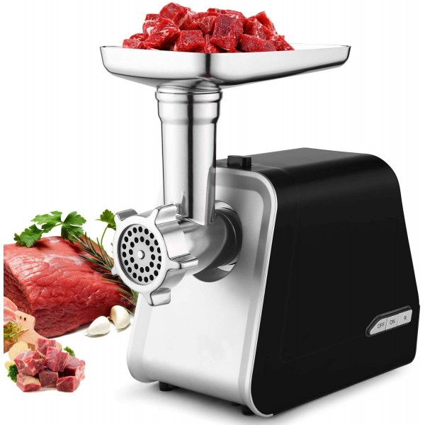 Electric Meat Grinder, 2000W Max Stainless Steel M...