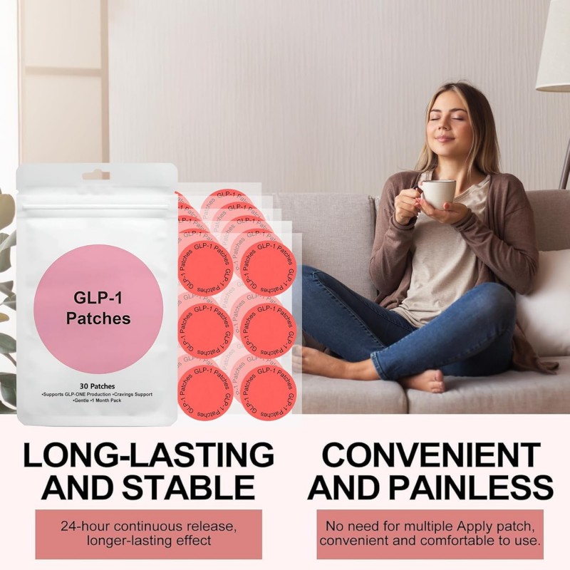 GLP-1 Patch - Suitable for Men and Women's Body Care Patches - 30 Pcs 