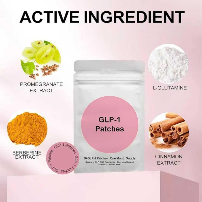 GLP-1 Patch - Suitable for Men and Women's Body Care Patches - 30 Pcs 