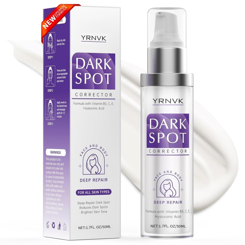 Dark Spot Remover for Face, Dark Spot Corrector Cream, Rapid Tone Repair Upgraded Formula Retinol Serum for Sun Spots, Age Spots, Skin Brown, Melasma Skin Care with Vitamin C for Women 1.7 Fl OZ