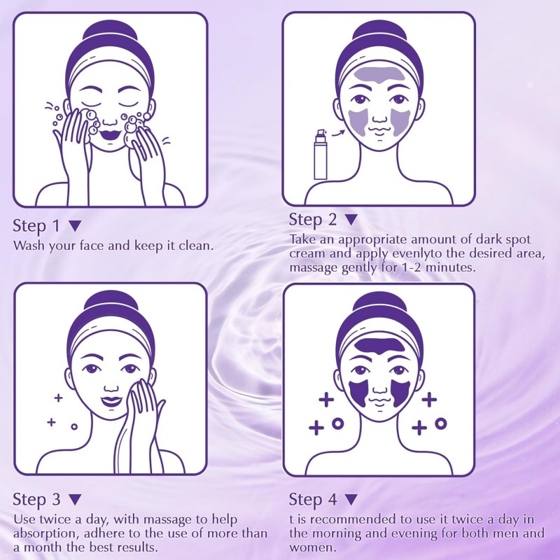 Dark Spot Remover for Face, Dark Spot Corrector Cream, Rapid Tone Repair Upgraded Formula Retinol Serum for Sun Spots, Age Spots, Skin Brown, Melasma Skin Care with Vitamin C for Women 1.7 Fl OZ